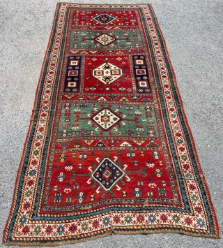 Caucasian Rug Circa 1860 size 126x266 cm                          