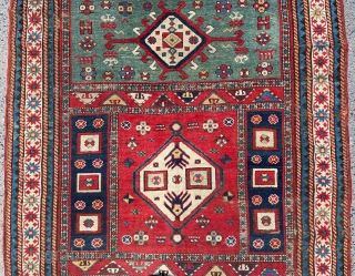 Caucasian Rug Circa 1860 size 126x266 cm                          