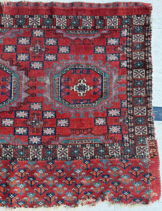 Early 19th century Turkman Tekke Chuval. Size 70 x 117 cm. Please send me direct mail.

emreaydin10@icloud.com

Instagram - @emreaydinrug               