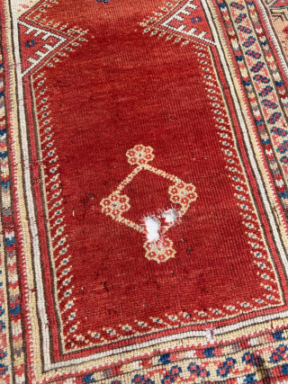 Mid 19th century Anatolian Melas Prayer Rug. Size 103 x 140 cm. Please send me direct mail.

emreaydin10@icloud.com

Instagram - @emreaydinrug              