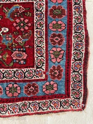 Late of the 19th Century Persian Bidjar Bagface size 52x56 cm. Please send me directly mail. emreaydin10@icloud.com                