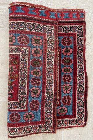 Late of the 19th Century Persian Bidjar Bagface size 52x56 cm. Please send me directly mail. emreaydin10@icloud.com                