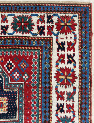 Circa 1860s Kazak Rug. In good condition, high wool quality, Dimensions 140 x 242 cm

Please send me direct mail.

emreaydin10@icloud.com

Instagram - @emreaydinrug            