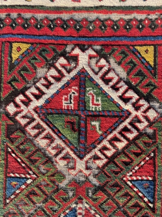 Caucasian Rug Circa 1860 size 110x250 cm                          