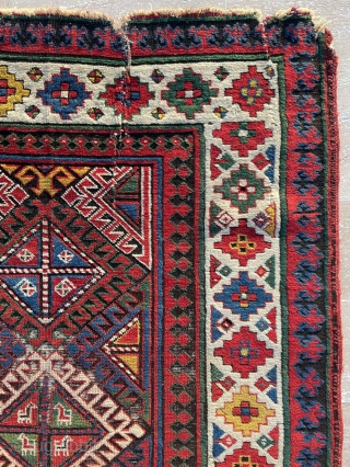 Caucasian Rug Circa 1860 size 110x250 cm                          