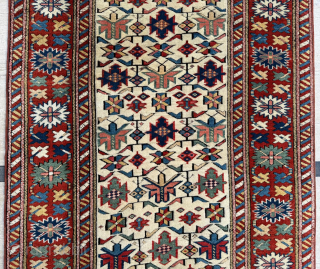 Circa 1870. White background kuba shirvan rug. Great condition. Dimensions: 96 x 250 cm. Please send me direct mail.

emreaydin10@icloud.com

Instagram - @emreaydinrug            