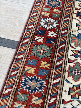 Circa 1870. White background kuba shirvan rug. Great condition. Dimensions: 96 x 250 cm. Please send me direct mail.

emreaydin10@icloud.com

Instagram - @emreaydinrug            