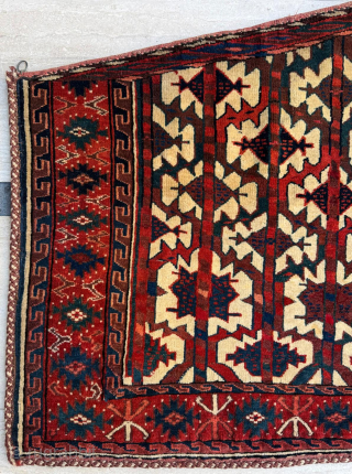 Mid 19th century Yomud Asmalyk. Size 67 x 114 cm. Please send me direct mail.
emreaydin10@icloud.com
Instagram - @emreaydinrug