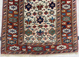 Circa 1870. White background kuba shirvan rug. Great condition. Dimensions: 96 x 250 cm. Please send me direct mail.

emreaydin10@icloud.com

Instagram - @emreaydinrug            