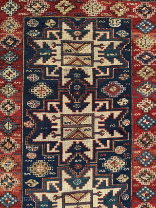 Circa 1870-1880 Lezgi Shirvan Rug, size 120 x 158 cm. Please send me direct mail. 

emreaydin10@icloud.com

Instagram - @emreaydinrug               