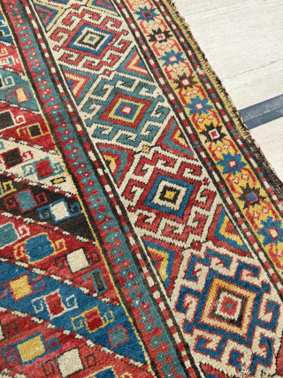 Late 19th Century Gendje Rug, size 133 x 155 cm. Please send me direct mail.

emreaydin10@icloud.com

Instagram - @emreaydinrug                