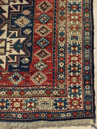 Circa 1870-1880 Lezgi Shirvan Rug, size 120 x 158 cm. Please send me direct mail. 

emreaydin10@icloud.com

Instagram - @emreaydinrug               