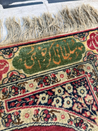 Late 19th Century Pictorial Kirman Rug, size 58 x 82 cm. Please send me direct mail

emreaydin10@icloud.com

Instagram - @emreaydinrug               