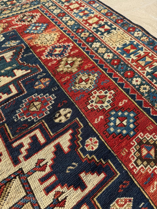 Circa 1870-1880 Lezgi Shirvan Rug, size 120 x 158 cm. Please send me direct mail. 

emreaydin10@icloud.com

Instagram - @emreaydinrug               