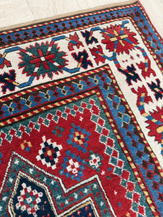 Circa 1860s Kazak Rug, great condition, high wool, size 140 x 242 cm. Please send me direct mail.

emreaydin10@icloud.com

Instagram - @emreaydinrug             