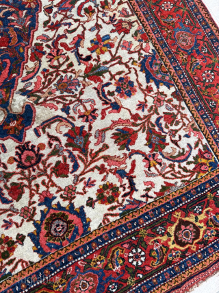 Late 19th century Bidjar Rug. Has a great white background. Size 135 x 195 cm. Please send me direct mail.
emreaydin10@icloud.com
Instagram - @emreaydinrug