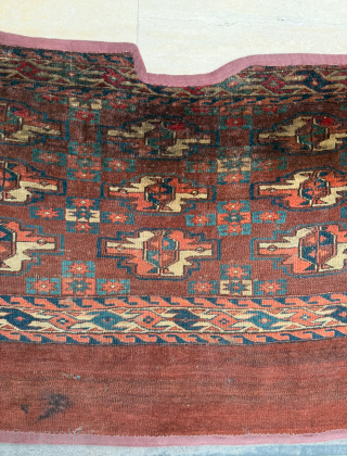 Late of the 19th Century Yomud Chuval size 75x115cm. Please send me directly mail. emreaydin10@icloud.com
0090+ 544 374 10 98              