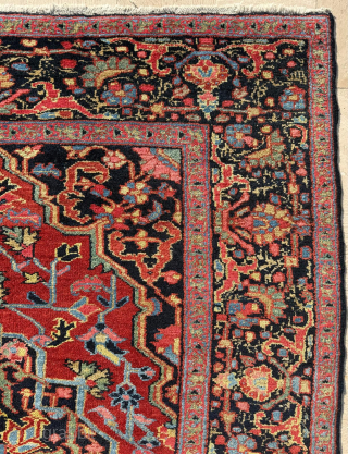 Late 19th century Persian Heriz Rug. Great Condition. Size 141 x 182 cm. Please send me direct mail.

emreaydin10@icloud.com

Instagram - @emreaydinrug             