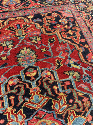 Late 19th century Persian Heriz Rug. Great Condition. Size 141 x 182 cm. Please send me direct mail.

emreaydin10@icloud.com

Instagram - @emreaydinrug             