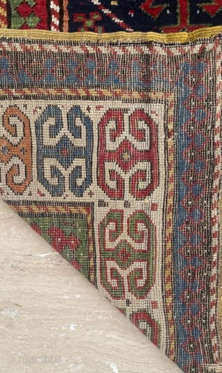 Caucasian Gendje Rug Circa 1870 size 105x 285 cm                        