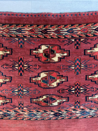 Middle of the 19th Century Yomud Chuval. Size 75x125 cm. Please send me directly mail.
emreaydin10@icloud.com
0090+ 544 374 10 98              