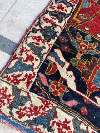 Circa 1870s Wagireh Bidjar
Dimensions: 140 x 230 cm. Please send me direct mail.

emreaydin10@icloud.com

Instagram - @emreaydinrug                  