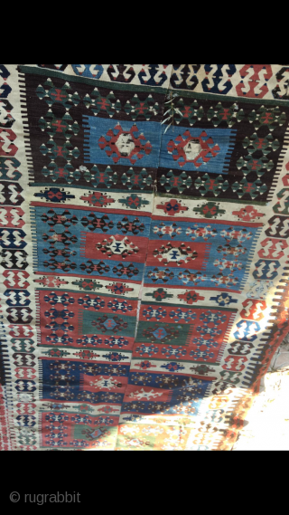 Aydin area Anatolian Kilim.Very good Condition                           