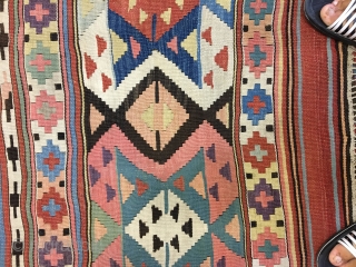 South west Anatolıan kilim in very good condıtıon                         