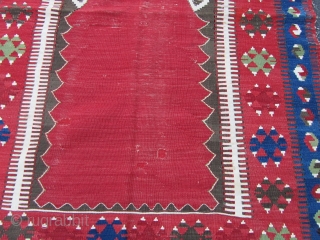 Konya Obruk Kilim, 3ft7ins by 5ft3ins                           