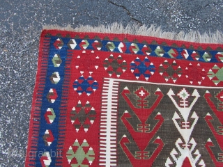 Konya Obruk Kilim, 3ft7ins by 5ft3ins                           