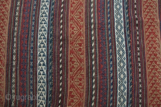 Shahsavan (or Qashqai) jajim. Circa 1900. 6 ft. X 6 ft. All wool. Natural dyes. All wool. Very good condition.  Favorable price.          