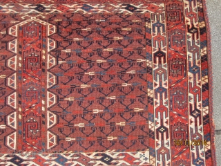 Yomut engsi, 19 century, with great design features, and nice colors                      