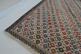 Exceptional Verneh flatweave, antique, ca. 160 x 140 cm

A very nice piece with old and beautiful light colours in good condition with two small stains!

Collectors piece!

       
