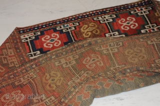 Moghan carpet, 19th century, extremely beautiful and very antique item, 
approx. 203 x 120 cm
Collector's piece!
Certificate!                 