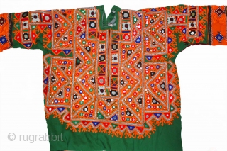 free shping worldwide..... thank you for visiting here....... banjara very old vintage hand hard embroidered multi color dress for women - Ethnicbanjaramart These are vintage items and not new. So, please do  ...