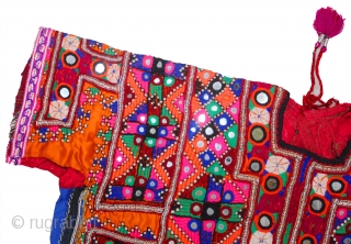 free shping worldwide..... thank you for visiting here....... banjara very old vintage hand hard embroidered multi color dress for women - Ethnicbanjaramart These are vintage items and not new. So, please do  ...