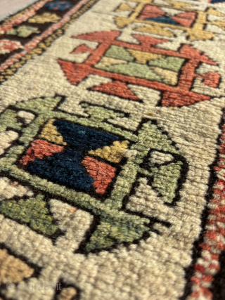 Late 19th Century Shirvan rug. Size: 100 x 135 cm                       
