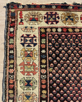 Late 19th Century Shirvan rug. Size: 100 x 135 cm                       