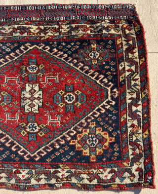 Late 19th Century Qhasqai Bagface. Size: 52 x 66 cm