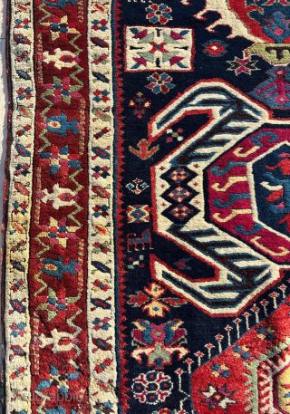 Mid 19th Century Karadağ Runner. Size : 110 x 365 cm                      