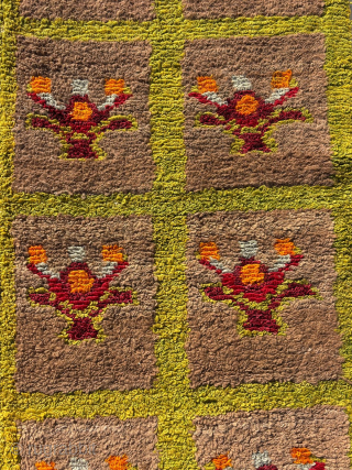 Early 20th Century Tülü Rug. Size: 110 x 155 cm