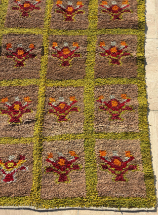 Early 20th Century Tülü Rug. Size: 110 x 155 cm