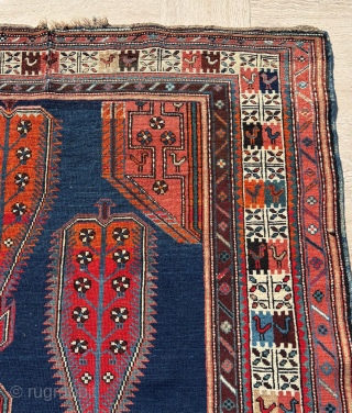 Circa 1900 Shikli Rug. Size: 137 x 225 cm