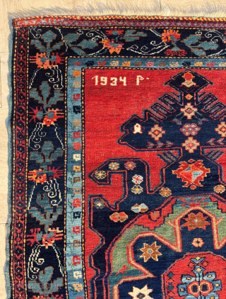 Dated 1934 Karabag Rug. Size: 130 x 205 cm