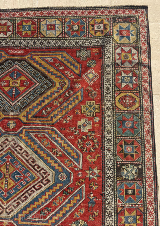 Circa 1870 Sumak Carpet . Size : 148 x 313 cm                      