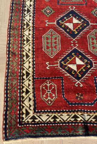 Mid 19th Century Fahrola Prayer. Size: 140 x 194 cm