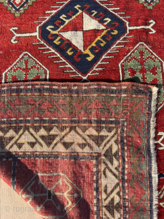 Mid 19th Century Fahrola Prayer. Size: 140 x 194 cm