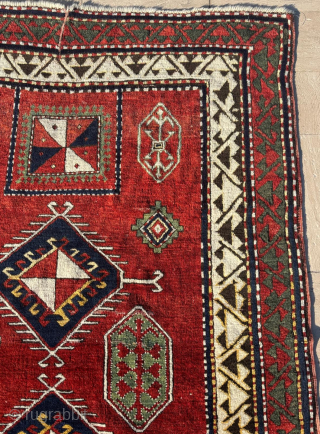 Mid 19th Century Fahrola Prayer. Size: 140 x 194 cm