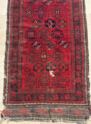 Late 19th Century Baluch Rug.Size: 103 x 200 cm                        