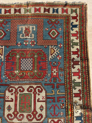 Mid 19th Century Karachop Rug. Size : 117 x 260 cm